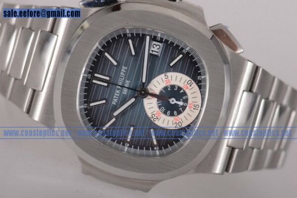 Patek Philippe Nautilus Chrono Watch Steel 5980/1A/001 Perfect Replica (BP) - Click Image to Close